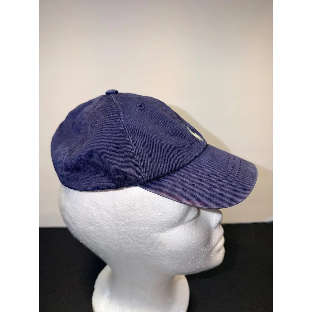 Polo Ralph Lauren Kids Navy Blue Cotton Pony Logo Baseball Cap Hat 12M-24M